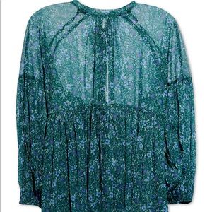FREE PEOPLE Open Back Sweet Heart Top